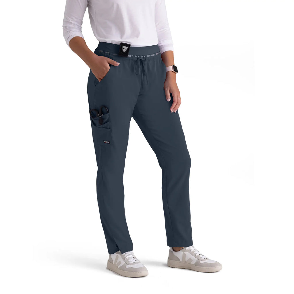 Barco Scrubs Women's Serena Pant Steel | scrub-supply.com