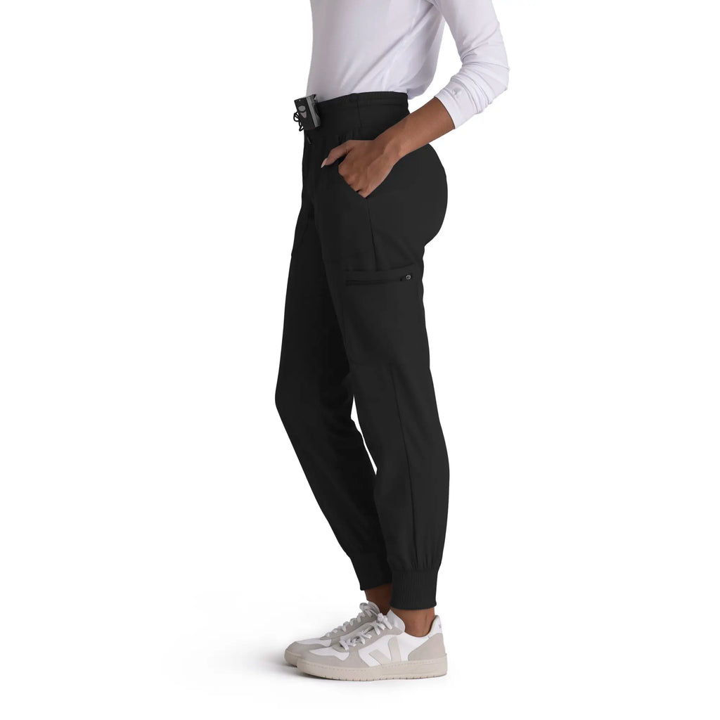 Barco Scrubs Women's Carly Jogger Black | scrub-supply.com