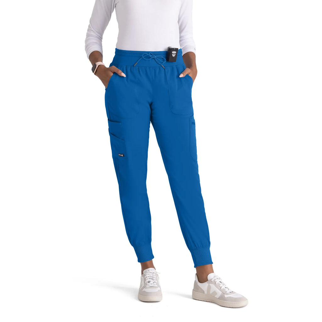 Barco Scrubs Women's Carly Jogger New Royal | scrub-supply.com