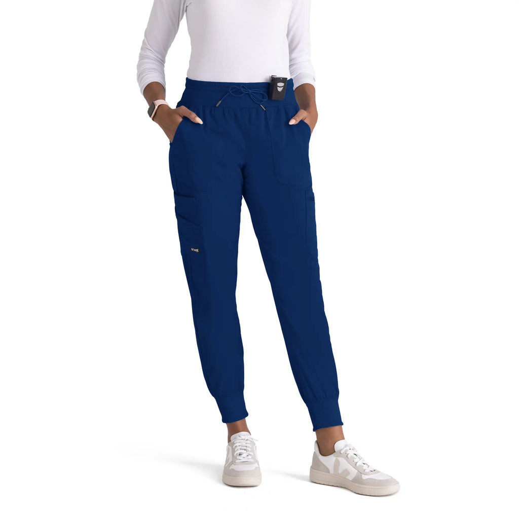 Barco Scrubs Women's Carly Jogger Indigo | scrub-supply.com