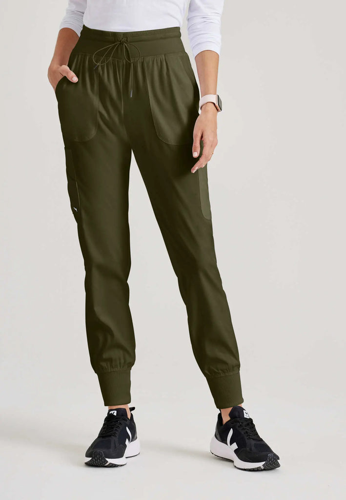 Barco Scrubs Women's Carly Jogger Olive | scrub-supply.com