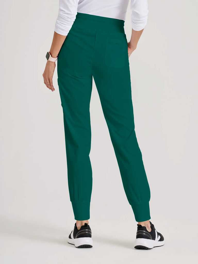 Barco Scrubs Women's Carly Jogger Hunter Green | scrub-supply.com