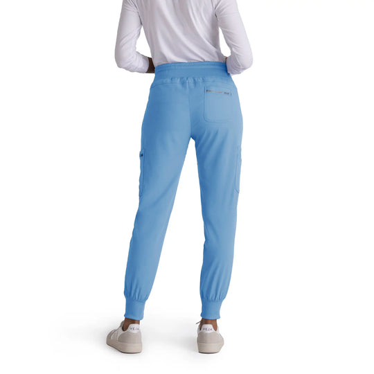 Barco Scrubs Women's Carly Jogger Ceil Blue | scrub-supply.com