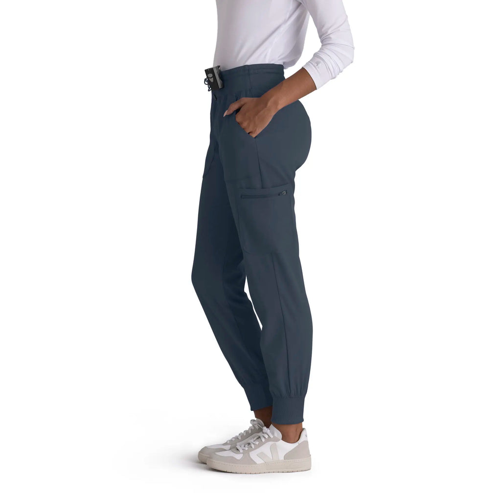 Barco Scrubs Women's Carly Jogger Steel | scrub-supply.com