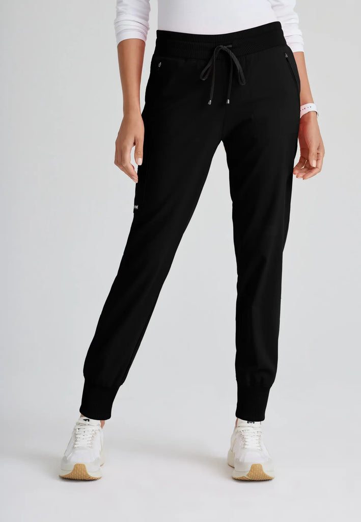 Barco Scrubs Women's Eden Jogger Black | scrub-supply.com