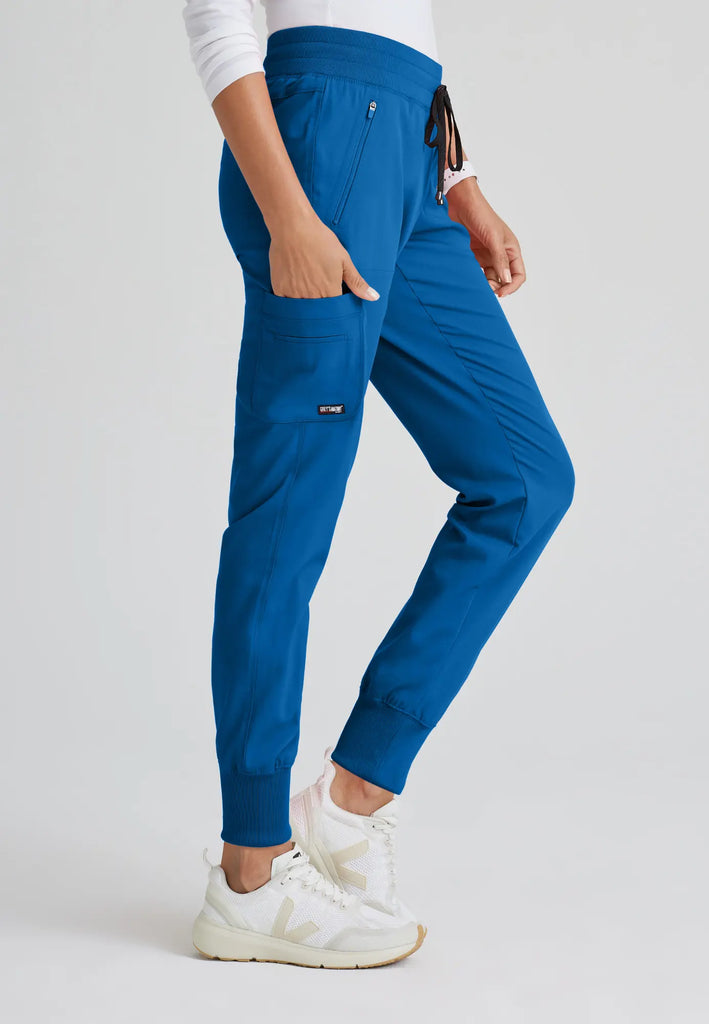 Barco Scrubs Women's Eden Jogger New Royal | scrub-supply.com