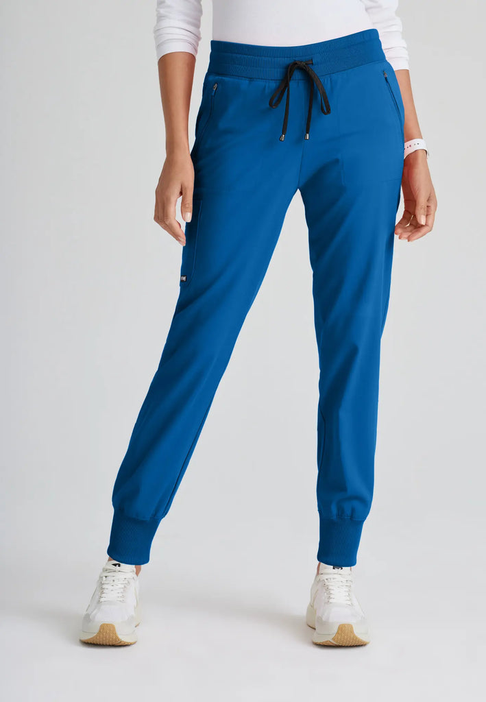 Barco Scrubs Women's Eden Jogger New Royal | scrub-supply.com