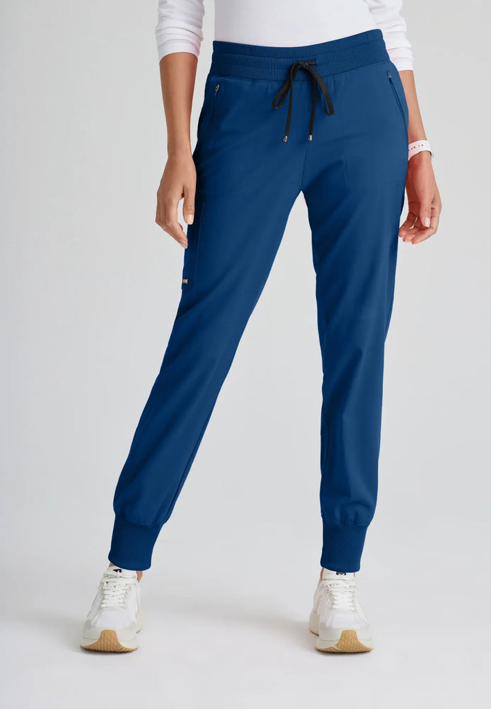 Barco Scrubs Women's Eden Jogger Indigo | scrub-supply.com