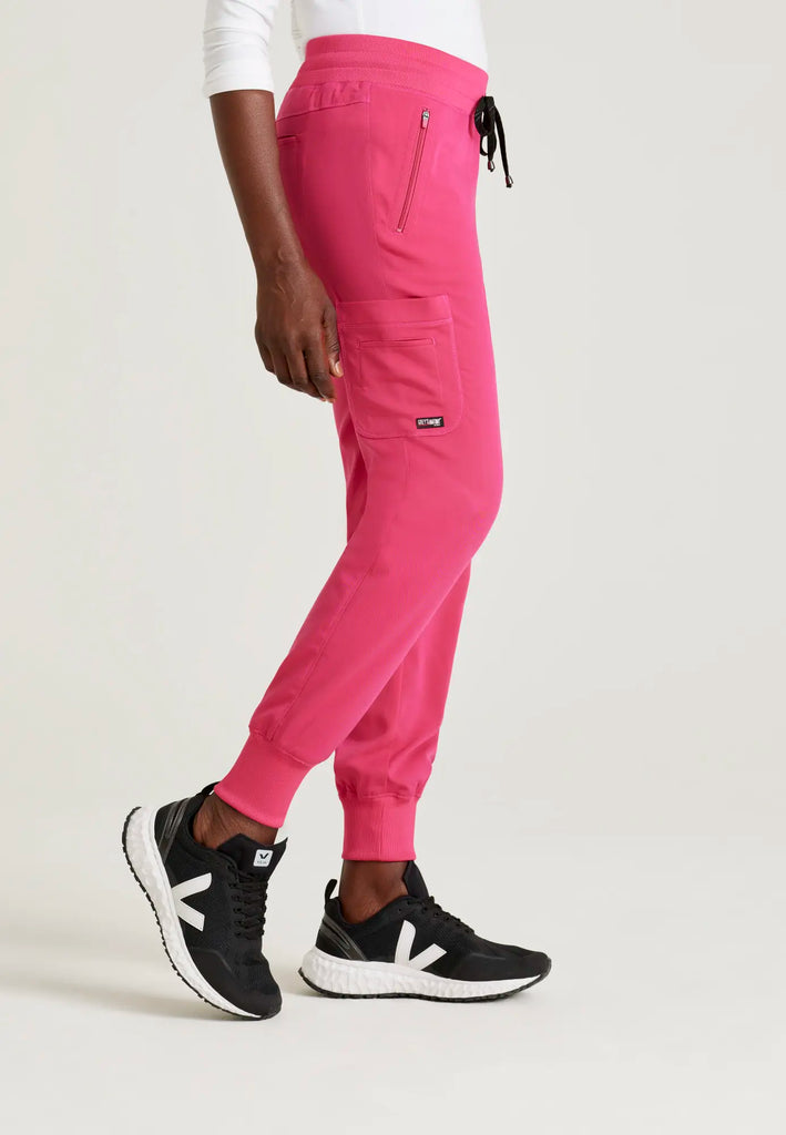 Barco Scrubs Women's Eden Jogger Vibrance Pink | scrub-supply.com