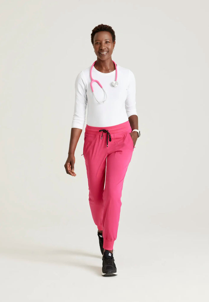 Barco Scrubs Women's Eden Jogger Vibrance Pink | scrub-supply.com