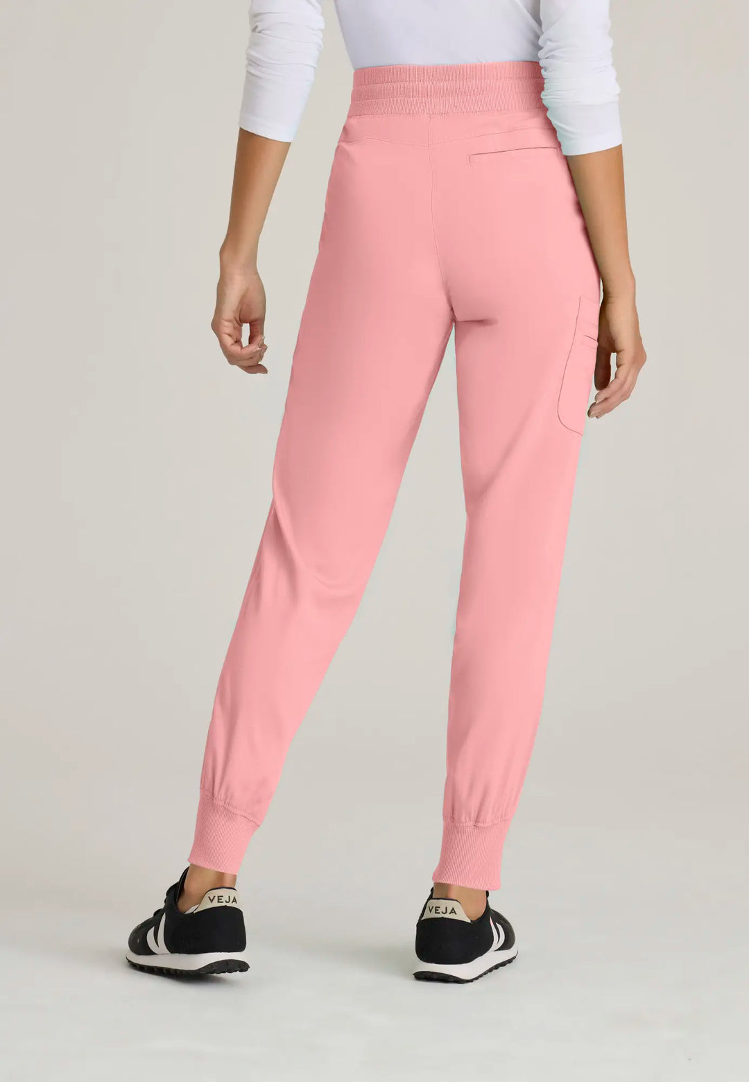 Grey's Anatomy by Barco Scrubs Women's Eden Jogger Bright Papaya | scrub-supply.com