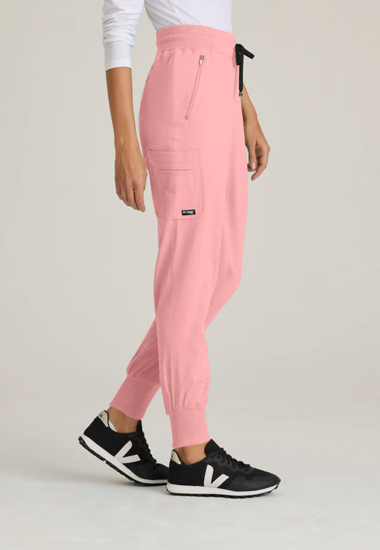 Grey's Anatomy by Barco Scrubs Women's Eden Jogger Bright Papaya | scrub-supply.com