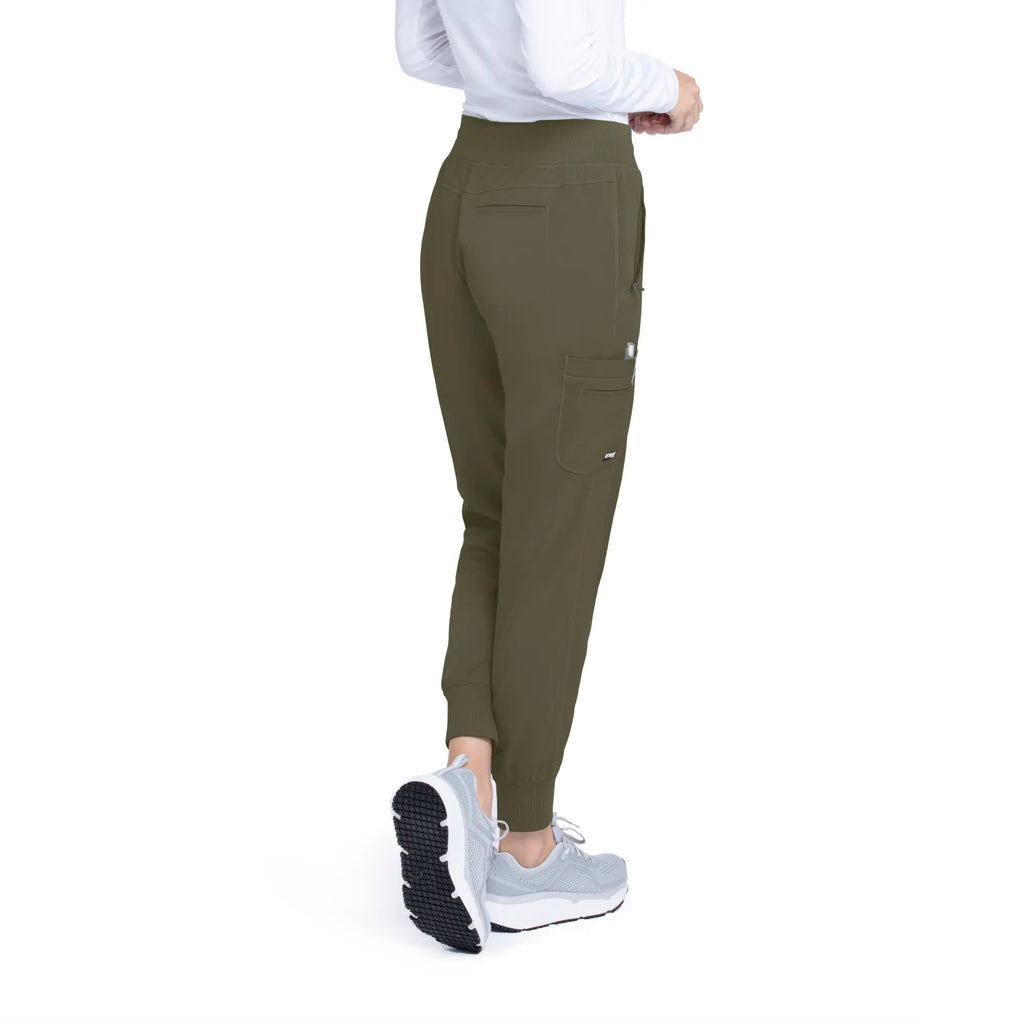 Barco Scrubs Women's Eden Jogger Olive | scrub-supply.com