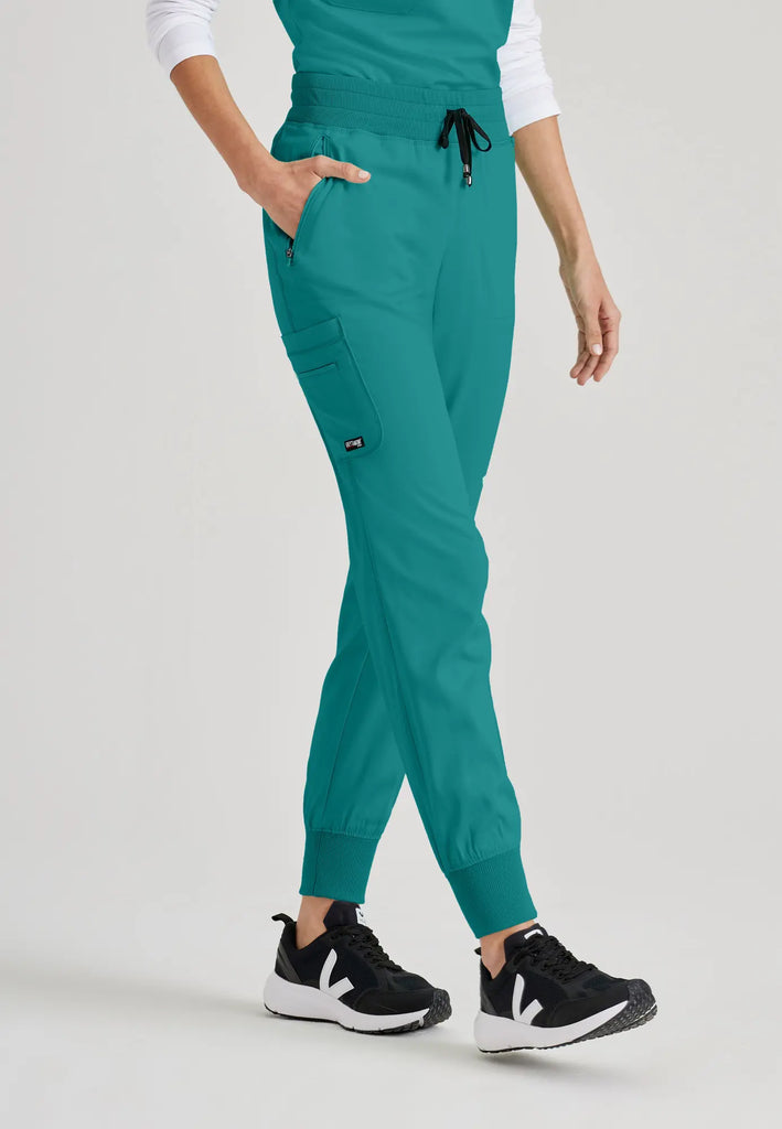 Barco Scrubs Women's Eden Jogger Teal | scrub-supply.com