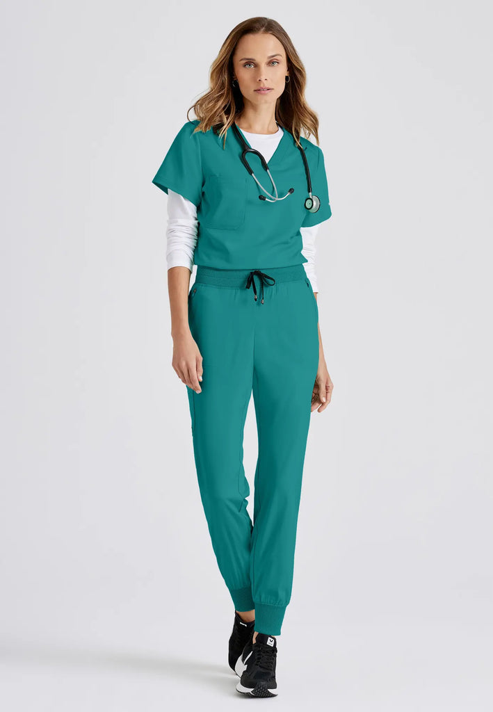 Barco Scrubs Women's Eden Jogger Teal | scrub-supply.com