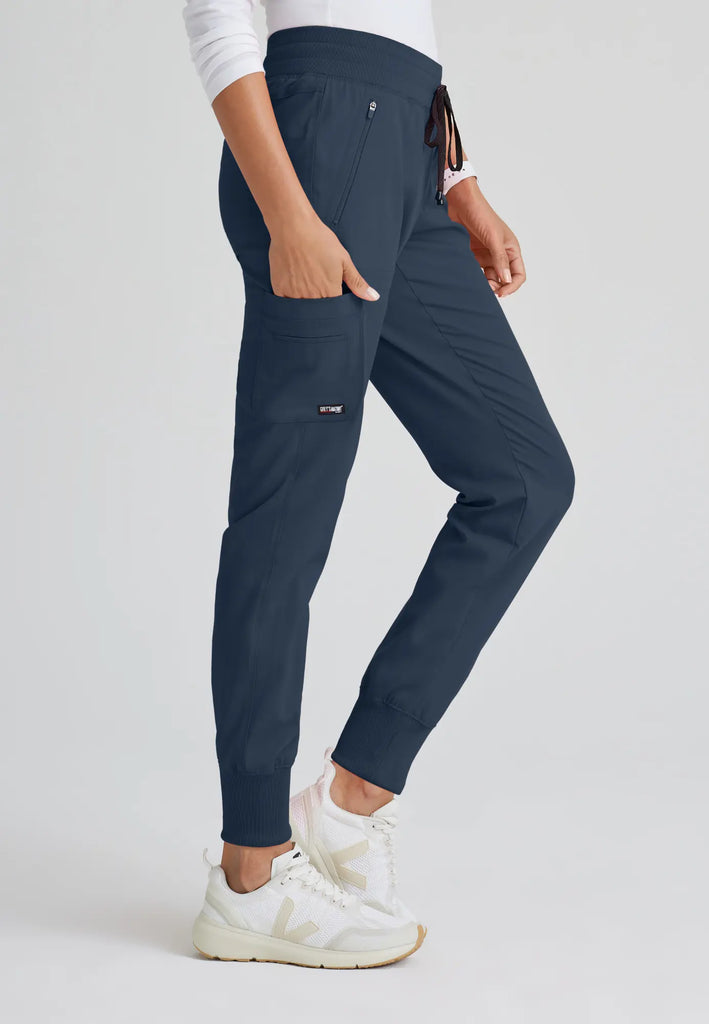 Barco Scrubs Women's Eden Jogger Steel | scrub-supply.com