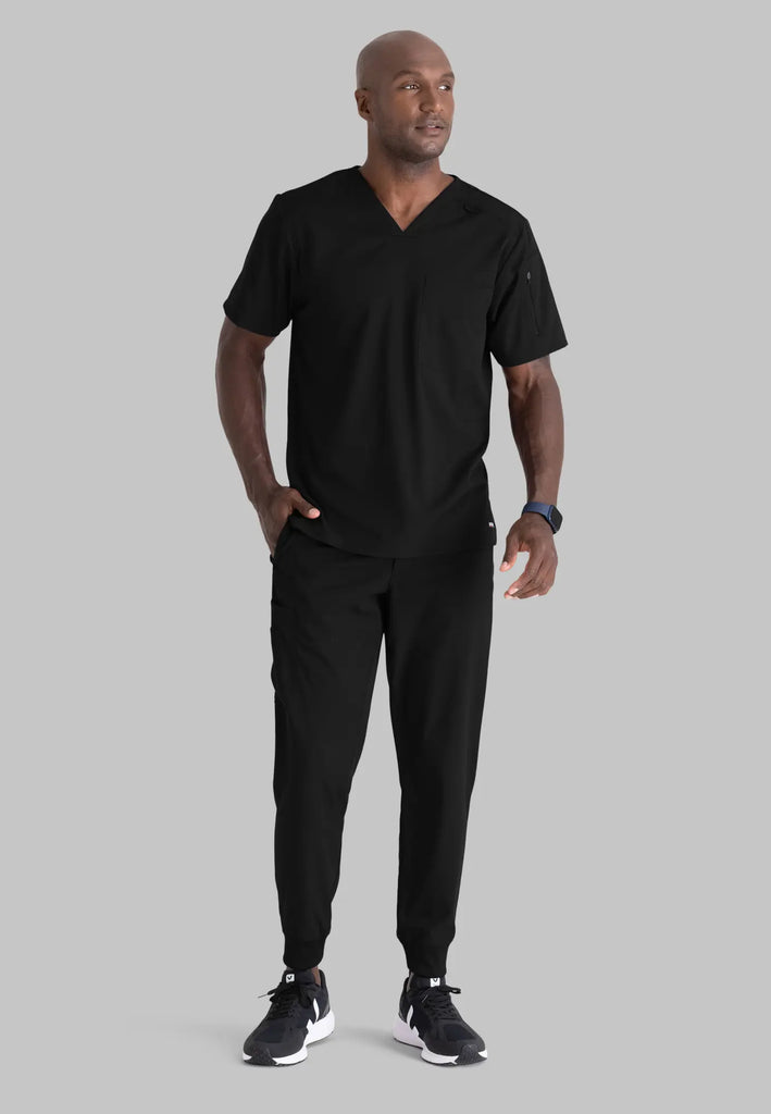 Barco Scrubs Men's Murphy Jogger Black | scrub-supply.com