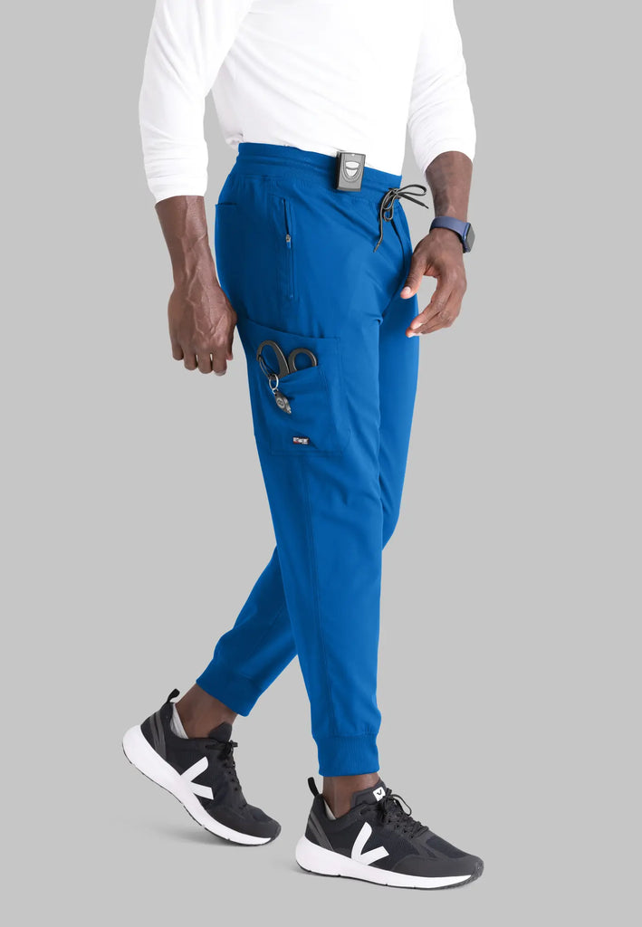 Barco Scrubs Men's Murphy Jogger New Royal | scrub-supply.com