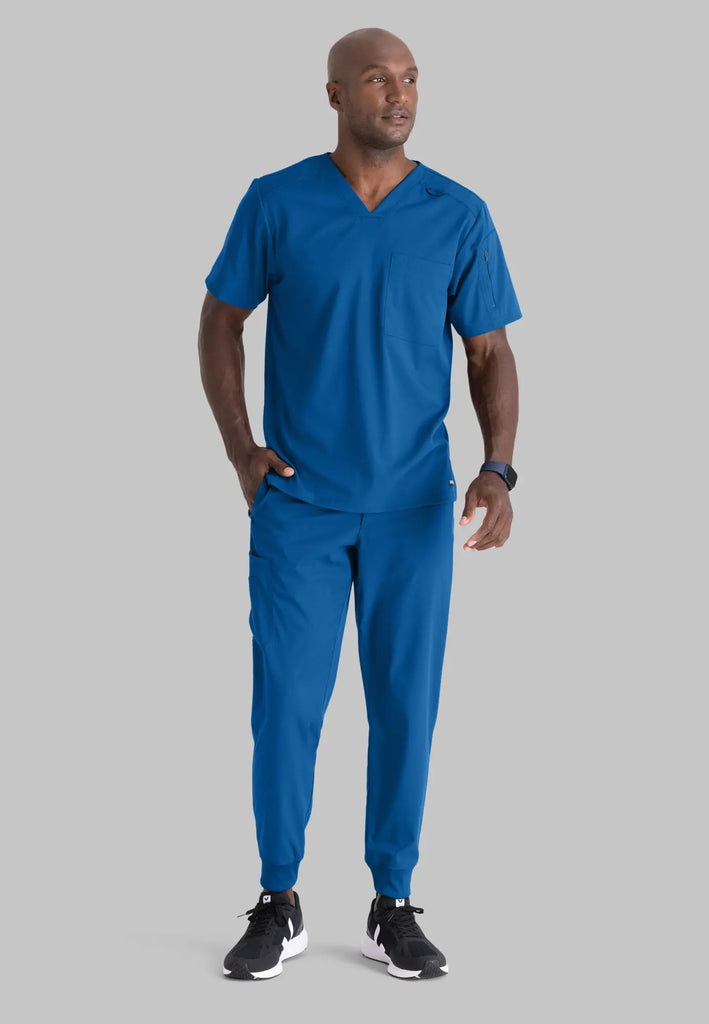 Barco Scrubs Men's Murphy Jogger New Royal | scrub-supply.com