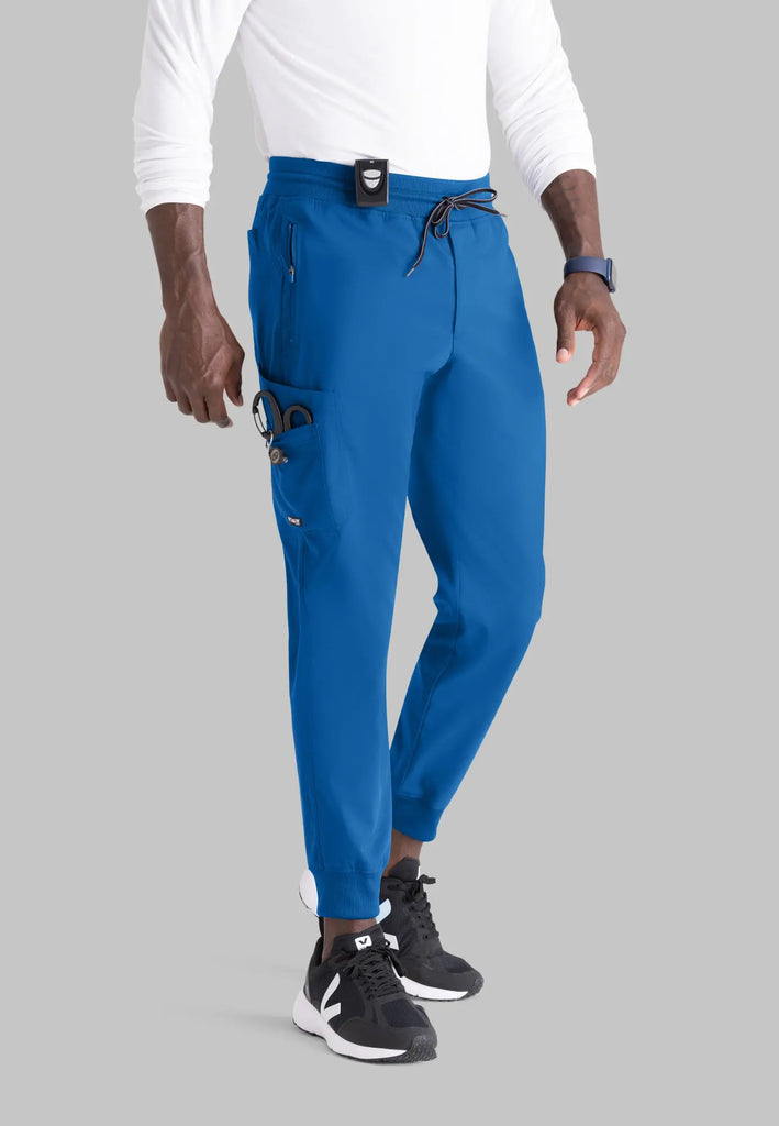 Barco Scrubs Men's Murphy Jogger New Royal | scrub-supply.com