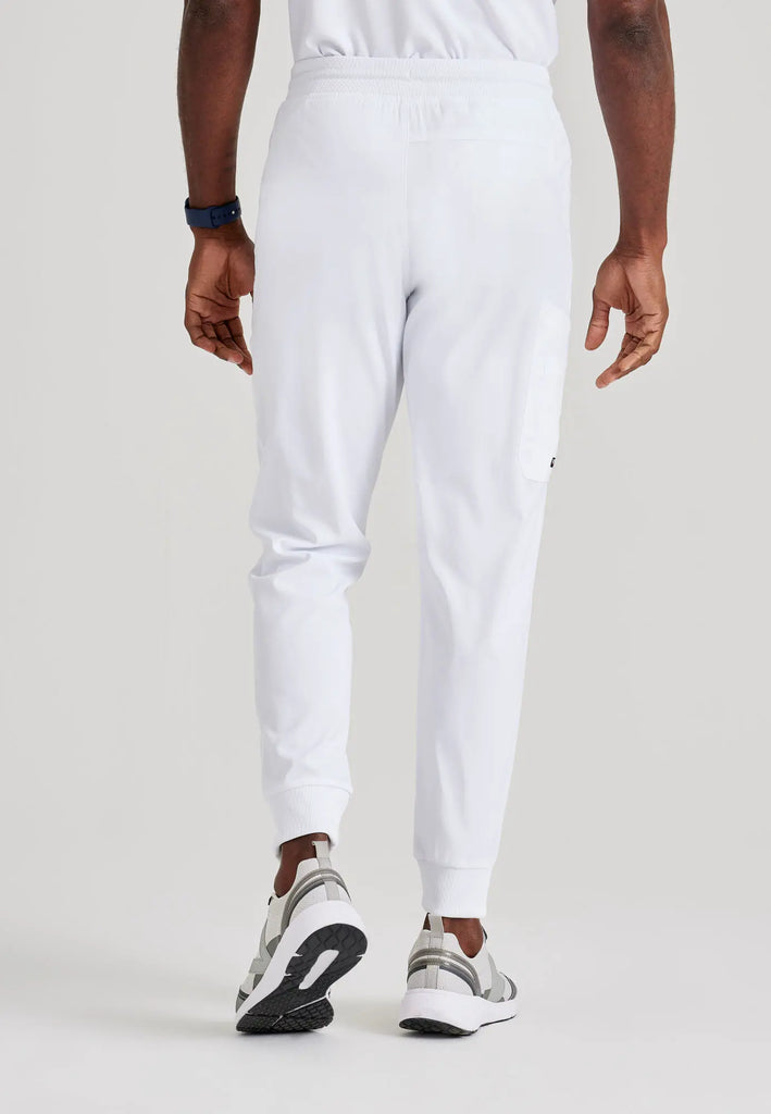 Barco Scrubs Men's Murphy Jogger White | scrub-supply.com