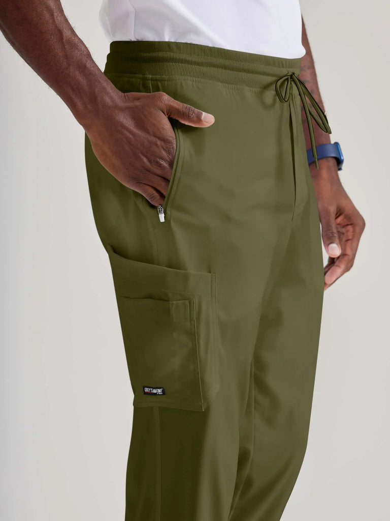 Barco Scrubs Men's Murphy Jogger Olive | scrub-supply.com