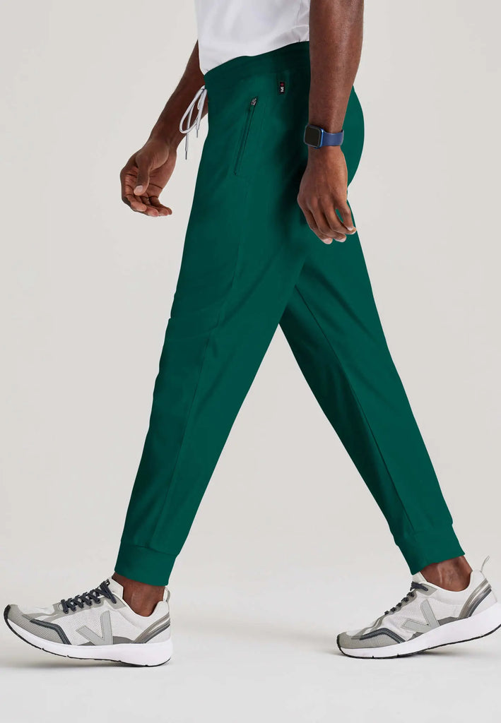 Barco Scrubs Men's Murphy Jogger Hunter Green | scrub-supply.com