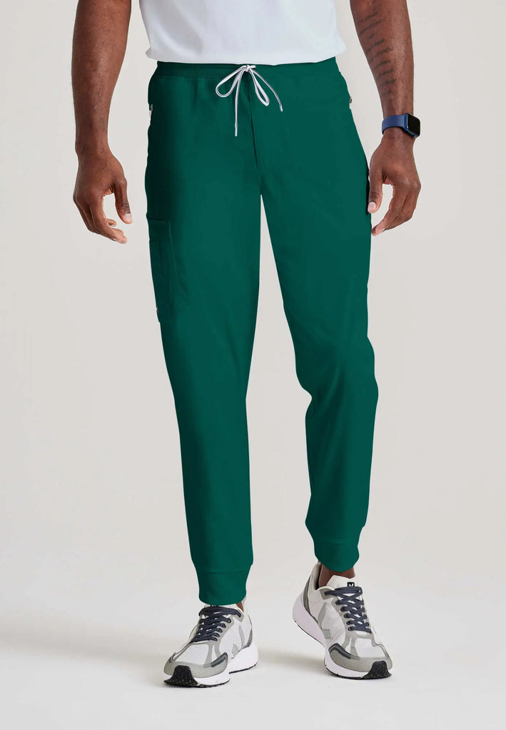 Barco Scrubs Men's Murphy Jogger Hunter Green | scrub-supply.com