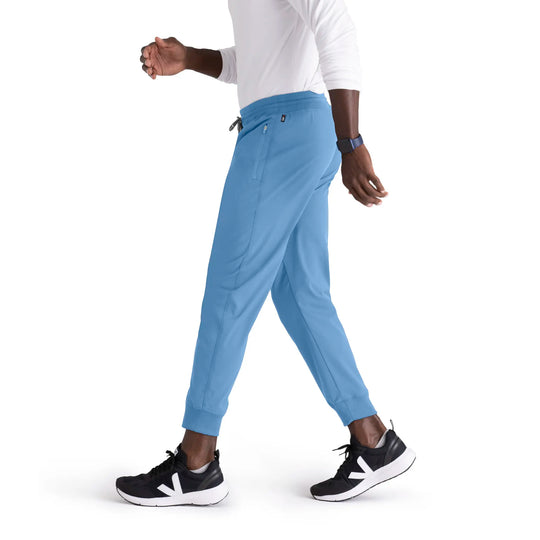 Barco Scrubs Men's Murphy Jogger Ceil Blue | scrub-supply.com