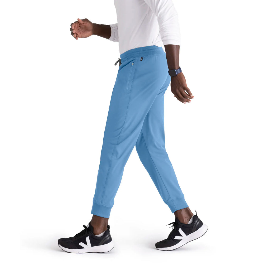 Barco Scrubs Men's Murphy Jogger Ceil Blue | scrub-supply.com