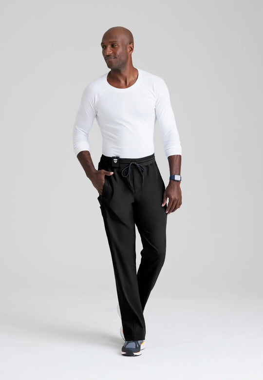 Barco Scrubs Men's Hudson Pant Black | scrub-supply.com