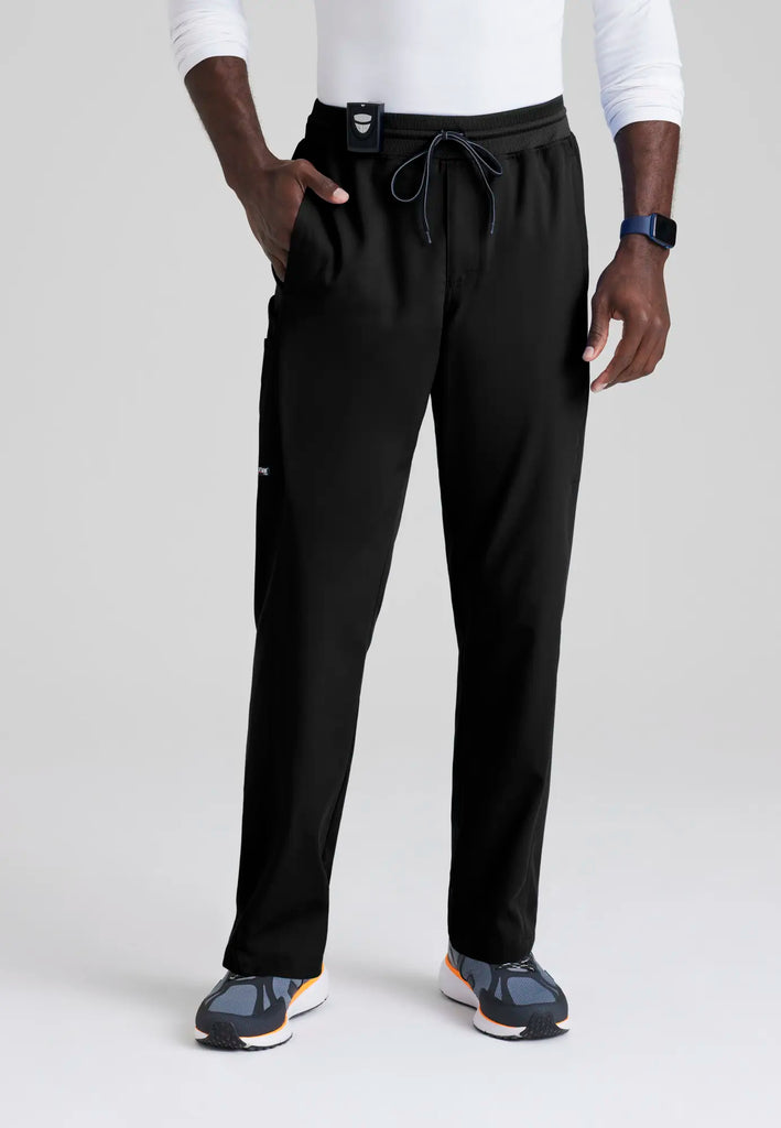 Barco Scrubs Men's Hudson Pant Black | scrub-supply.com