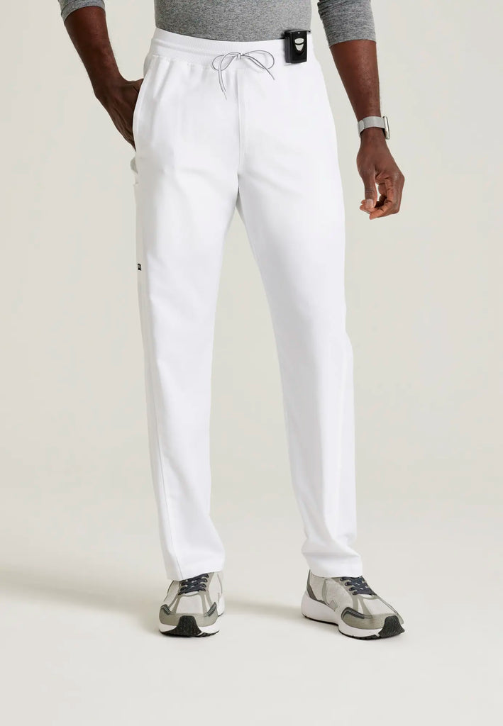 Barco Scrubs Men's Hudson Pant White | scrub-supply.com