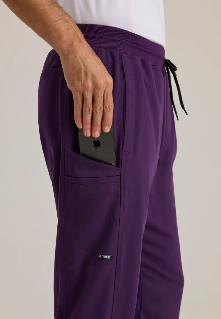 Barco Scrubs Men's Hudson Pant Eggplant | scrub-supply.com