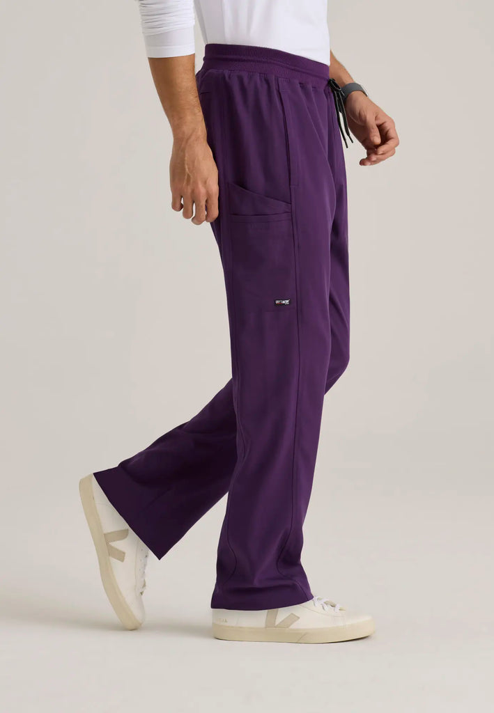 Barco Scrubs Men's Hudson Pant Eggplant | scrub-supply.com