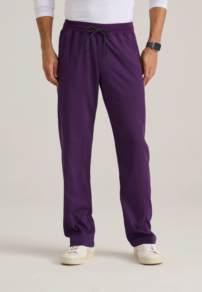 Barco Scrubs Men's Hudson Pant Eggplant | scrub-supply.com