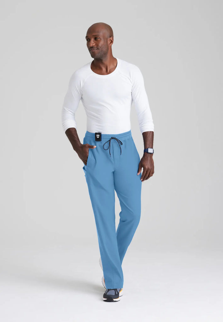 Barco Scrubs Men's Hudson Pant Ceil Blue | scrub-supply.com