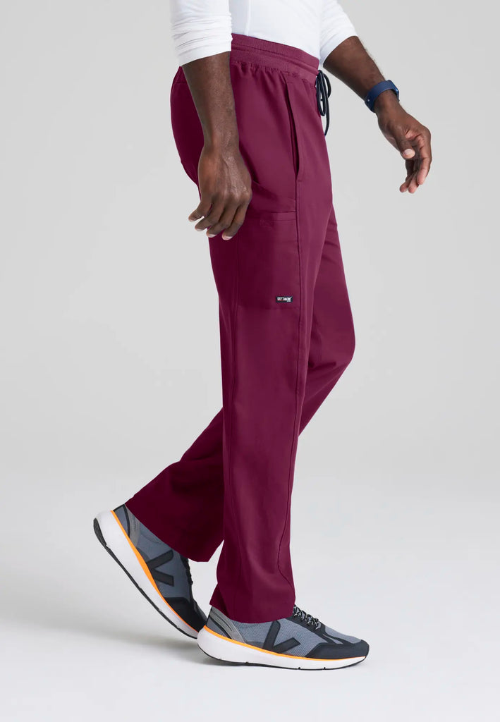 Barco Scrubs Men's Hudson Pant Wine | scrub-supply.com