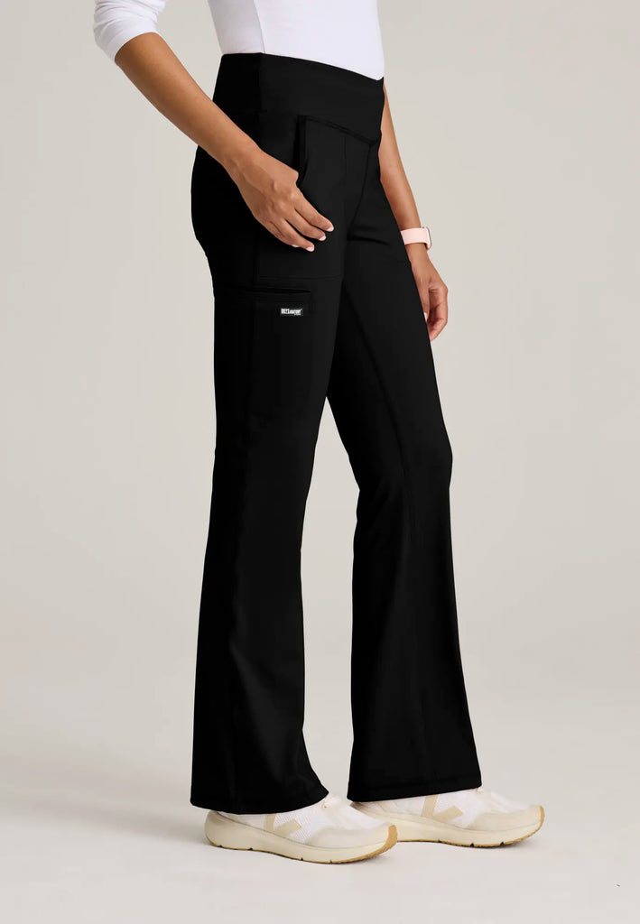 Barco Scrubs Women's Swift Knit Pant Black | scrub-supply.com