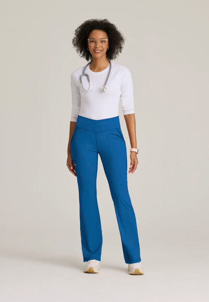 Barco Scrubs Women's Swift Knit Pant New Royal | scrub-supply.com