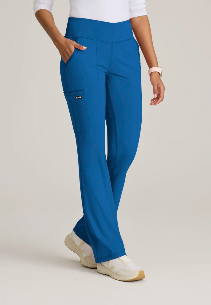 Barco Scrubs Women's Swift Knit Pant New Royal | scrub-supply.com