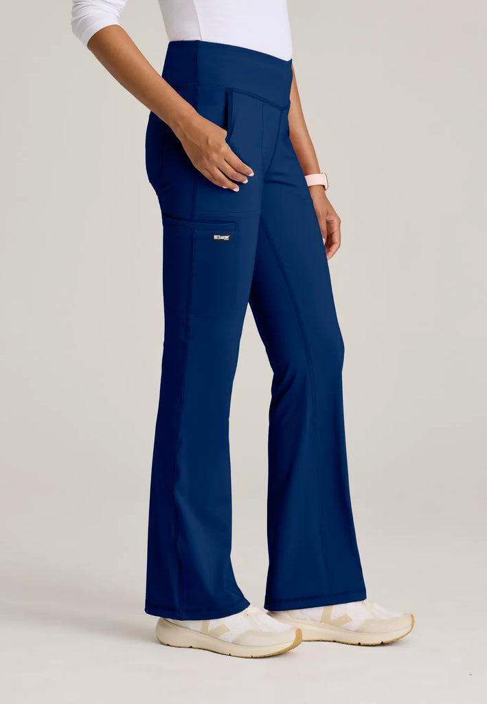 Barco Scrubs Women's Swift Knit Pant Indigo | scrub-supply.com