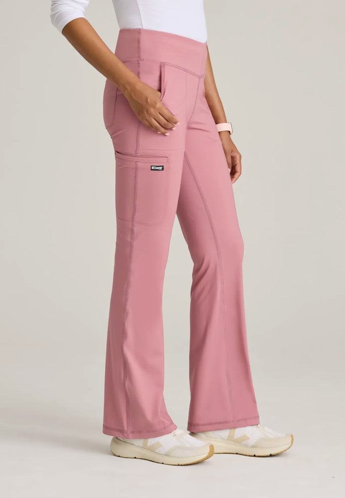 Barco Scrubs Women's Swift Knit Pant Canyon Pink | scrub-supply.com