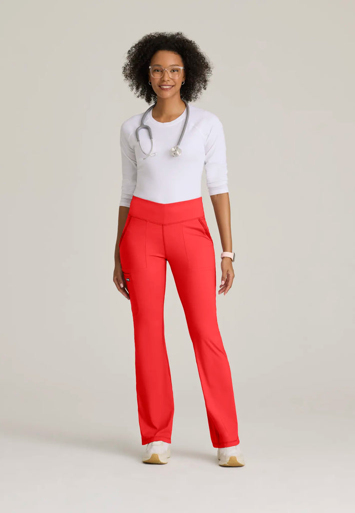 Grey's Anatomy by Barco Scrubs Women's Swift Knit Pant Radiant Coral | scrub-supply.com