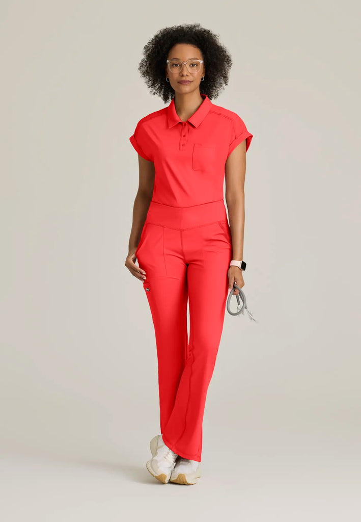 Grey's Anatomy by Barco Scrubs Women's Swift Knit Pant Radiant Coral | scrub-supply.com