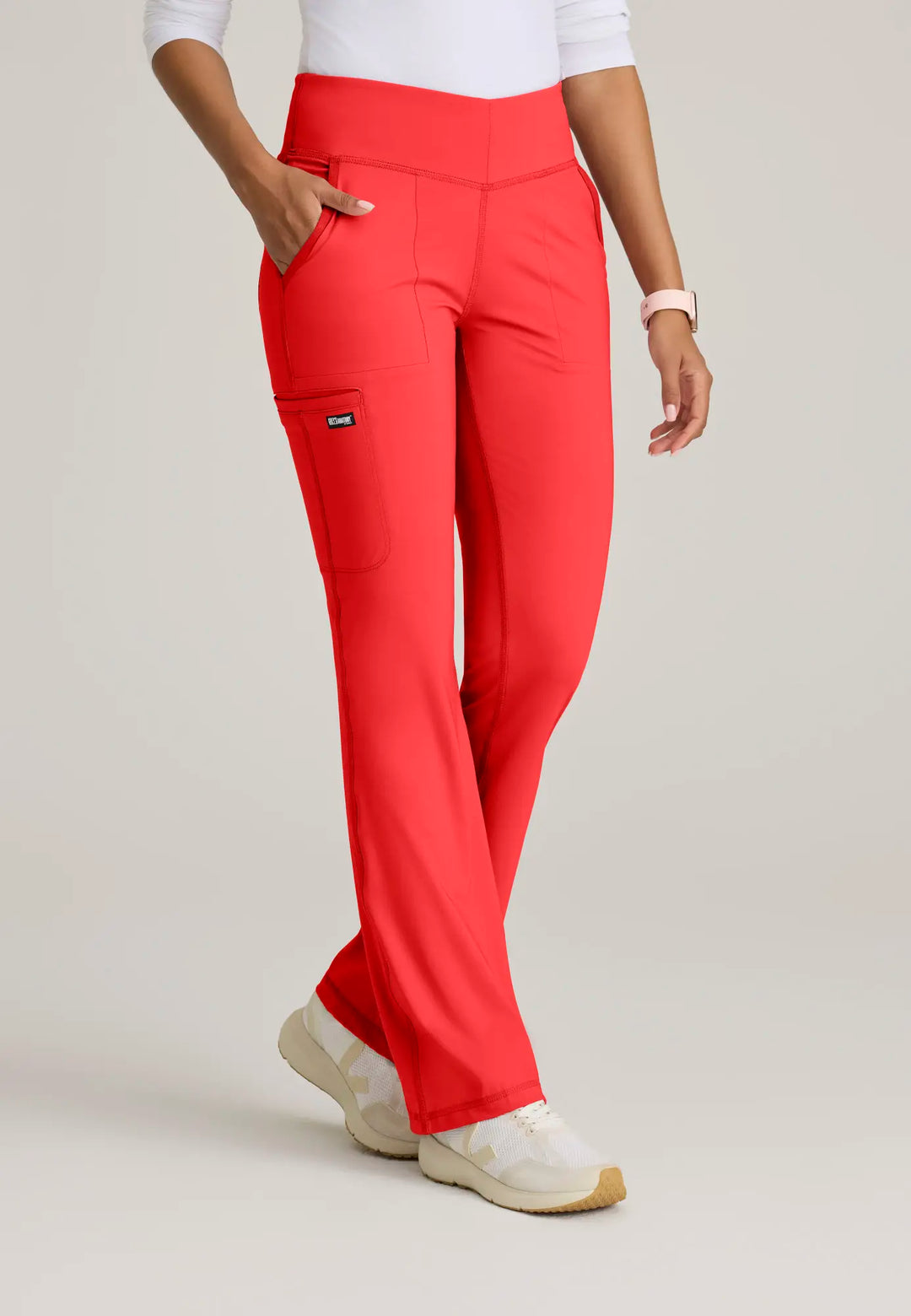 Grey's Anatomy by Barco Scrubs Women's Swift Knit Pant Radiant Coral | scrub-supply.com