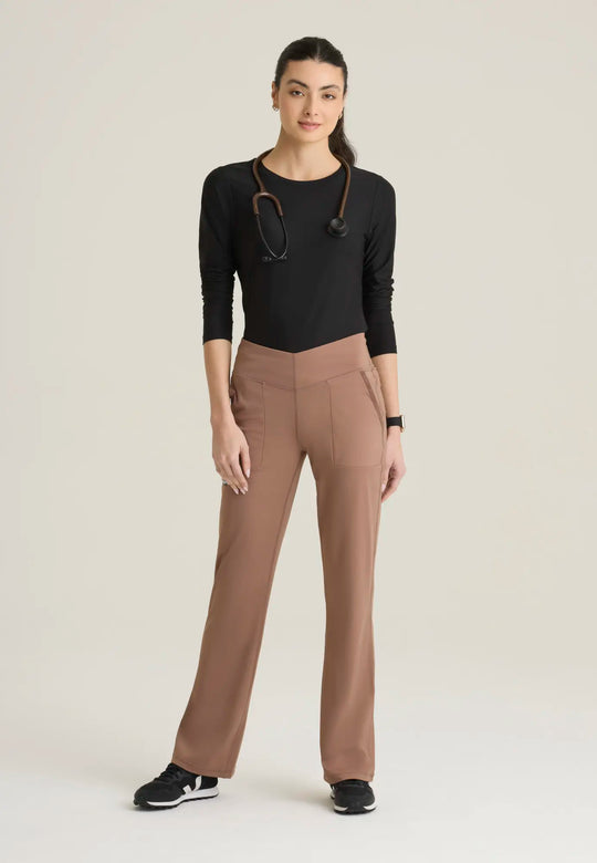 Grey's Anatomy by Barco Scrubs Women's Swift Knit Pant Brownstone | scrub-supply.com