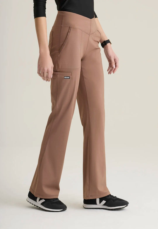 Grey's Anatomy by Barco Scrubs Women's Swift Knit Pant Brownstone | scrub-supply.com