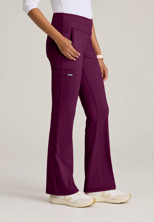 Grey's Anatomy by Barco Scrubs Women's Swift Knit Pant Wine | scrub-supply.com