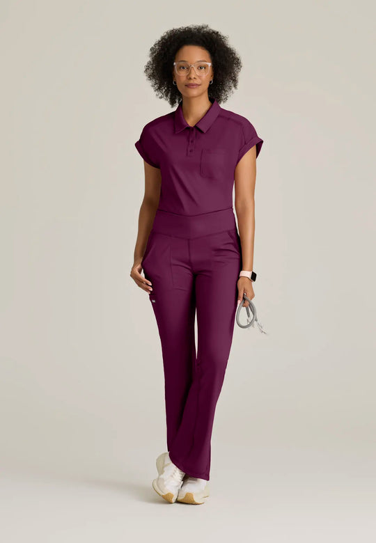 Grey's Anatomy by Barco Scrubs Women's Swift Knit Pant Wine | scrub-supply.com
